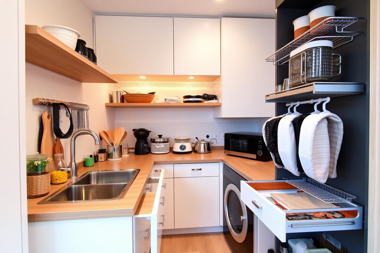 Arrumação Cozinhas Pequenas: 15 Ideias Geniais para 2026 | Mudelar